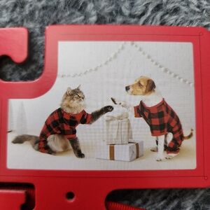 XS Target Wondershop pet dog cat pajamas red & black plaid XS up to 10lbs